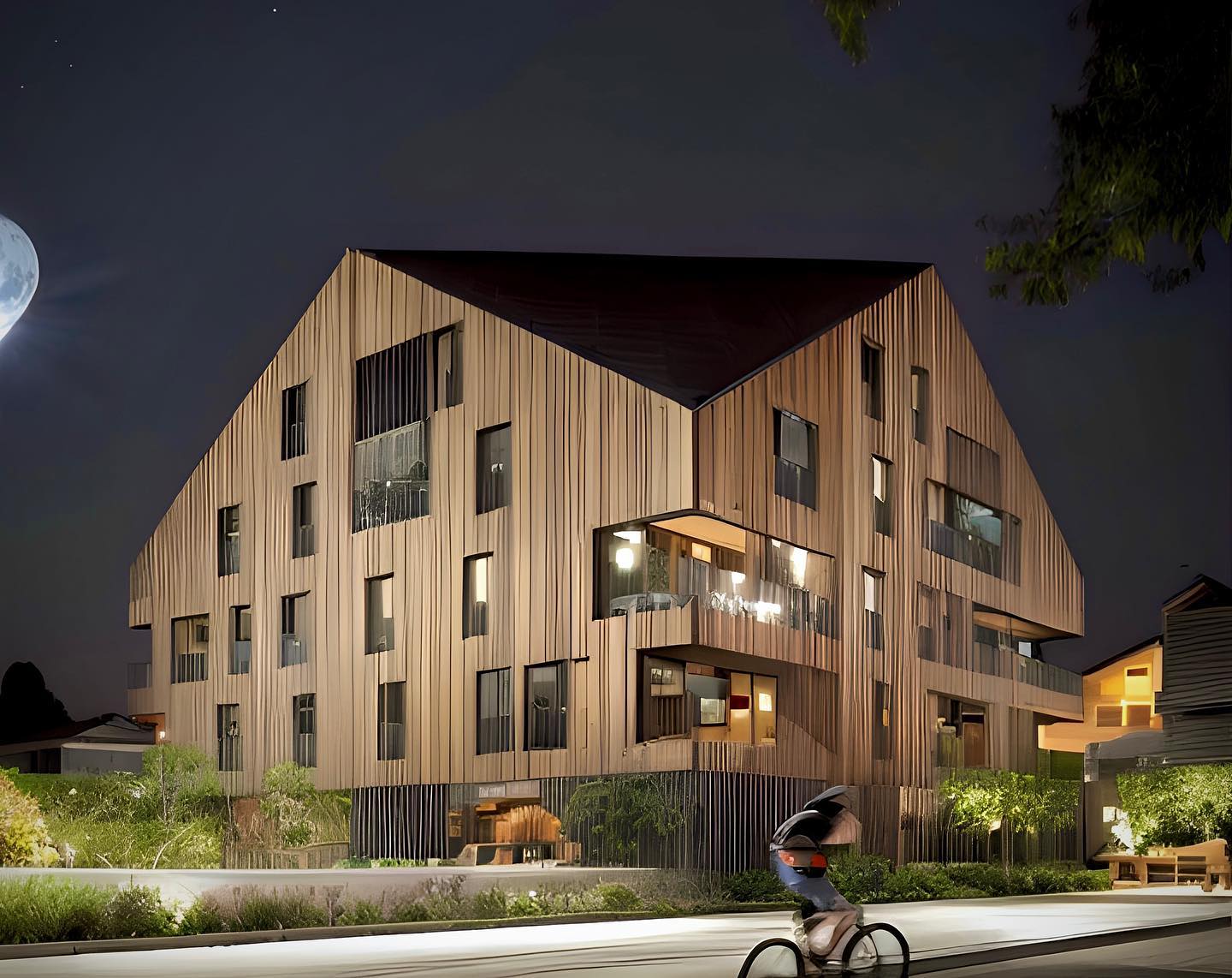 / Lazarevic. « Batiment Plurigenerationnel » , Apartments & Nursery Competition, Gland, Switzerland, 2010
